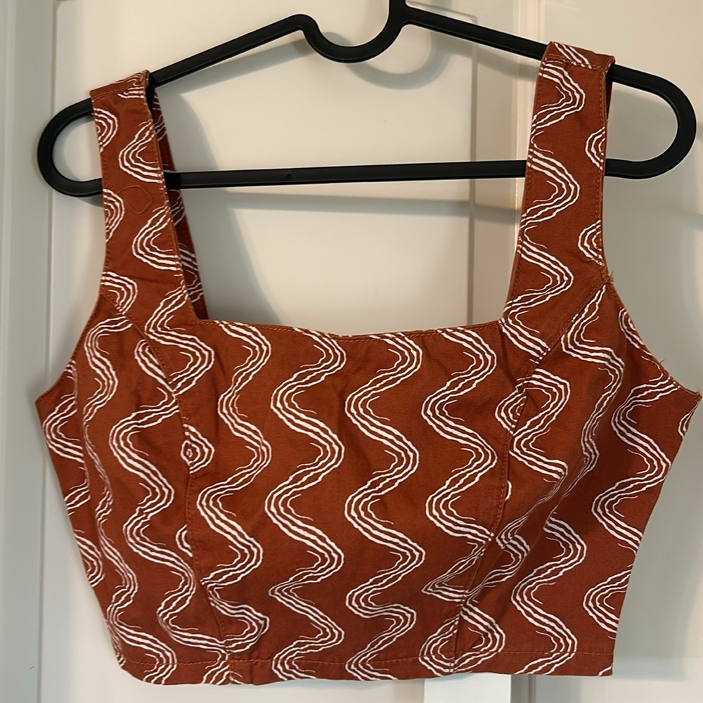 COPY - Milk It by The Ragged Priest Mia Wiggle Print Crop Top